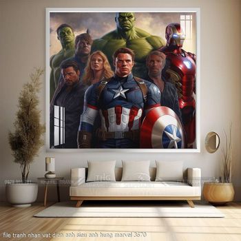 file tranh nhan vat dien anh sieu anh hung marvel 3670