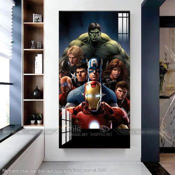 file tranh nhan vat dien anh sieu anh hung marvel 3685