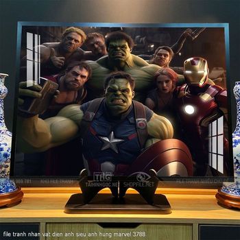 file tranh nhan vat dien anh sieu anh hung marvel 3788