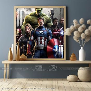 file tranh nhan vat dien anh sieu anh hung marvel 4154