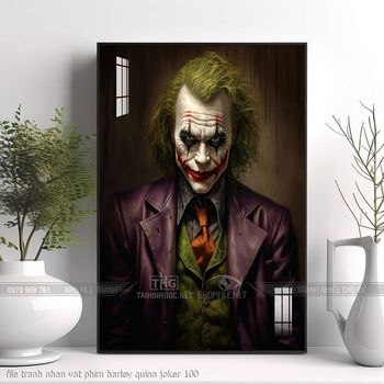 file tranh nhan vat phim harley quinn joker 100