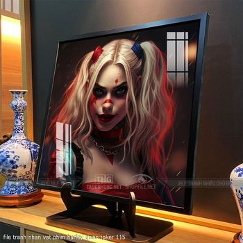 file tranh nhan vat phim harley quinn joker 115