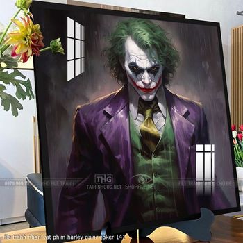 file tranh nhan vat phim harley quinn joker 141