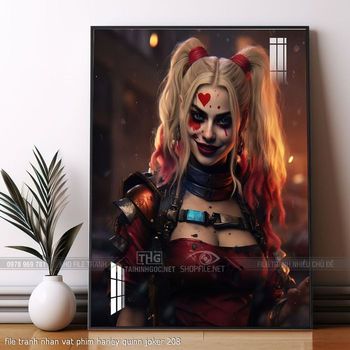 file tranh nhan vat phim harley quinn joker 208
