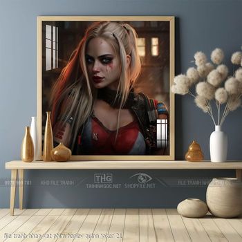 file tranh nhan vat phim harley quinn joker 21