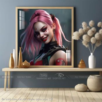 file tranh nhan vat phim harley quinn joker 220