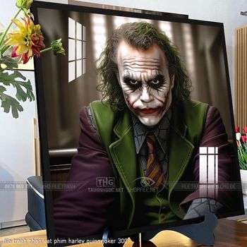 file tranh nhan vat phim harley quinn joker 300