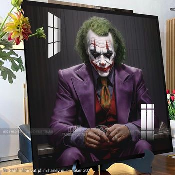 file tranh nhan vat phim harley quinn joker 302