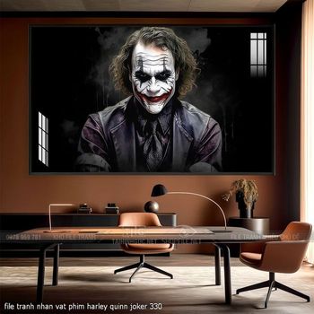file tranh nhan vat phim harley quinn joker 330