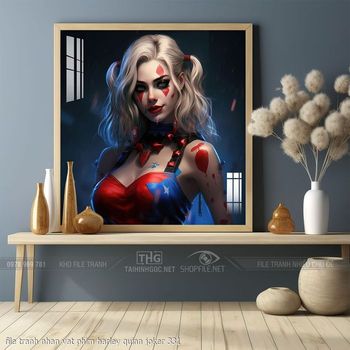 file tranh nhan vat phim harley quinn joker 331
