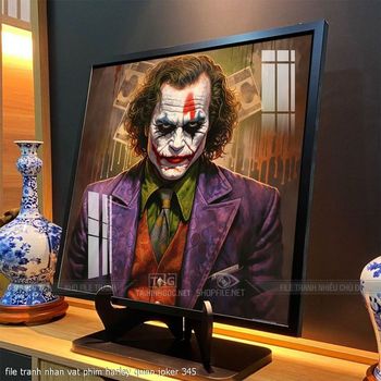 file tranh nhan vat phim harley quinn joker 345