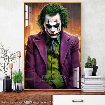 file tranh nhan vat phim harley quinn joker 355