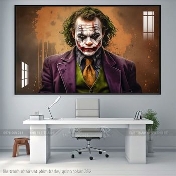 file tranh nhan vat phim harley quinn joker 356