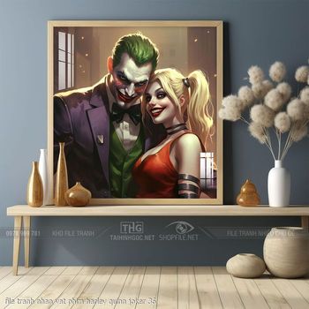 file tranh nhan vat phim harley quinn joker 36