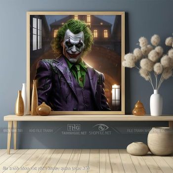 file tranh nhan vat phim harley quinn joker 370