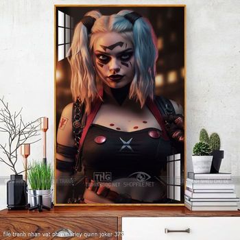 file tranh nhan vat phim harley quinn joker 375