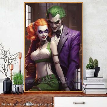file tranh nhan vat phim harley quinn joker 397