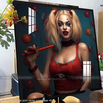 file tranh nhan vat phim harley quinn joker 401