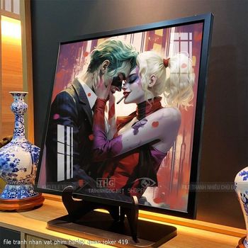 file tranh nhan vat phim harley quinn joker 419