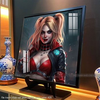 file tranh nhan vat phim harley quinn joker 425