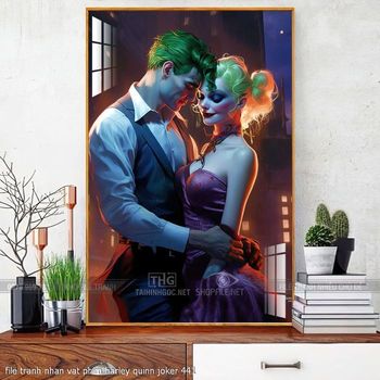 file tranh nhan vat phim harley quinn joker 441