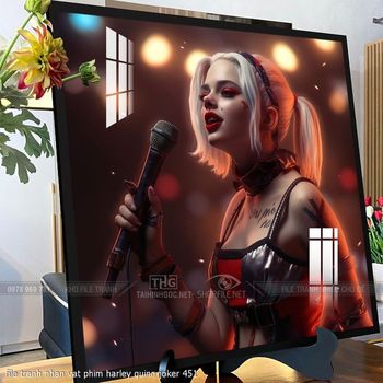 file tranh nhan vat phim harley quinn joker 451