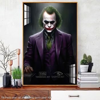file tranh nhan vat phim harley quinn joker 456