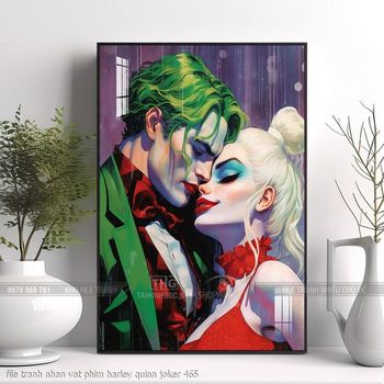 file tranh nhan vat phim harley quinn joker 465