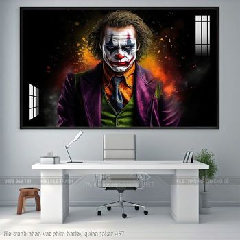 file tranh nhan vat phim harley quinn joker 467