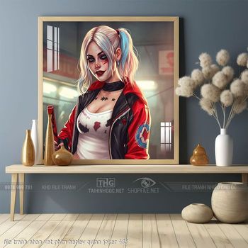 file tranh nhan vat phim harley quinn joker 483
