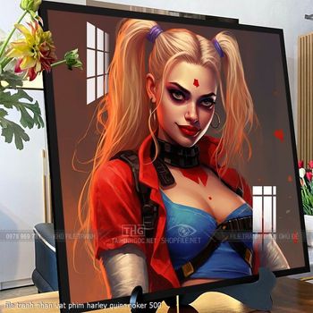 file tranh nhan vat phim harley quinn joker 500
