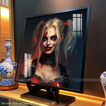 file tranh nhan vat phim harley quinn joker 508