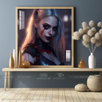 file tranh nhan vat phim harley quinn joker 509