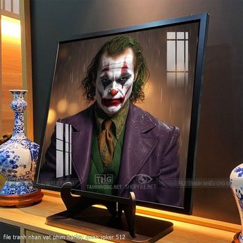 file tranh nhan vat phim harley quinn joker 512