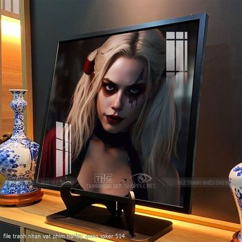 file tranh nhan vat phim harley quinn joker 514