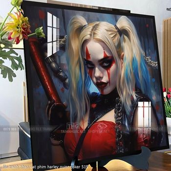 file tranh nhan vat phim harley quinn joker 519
