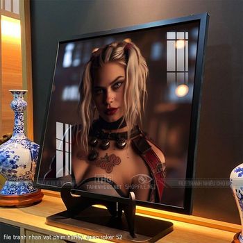 file tranh nhan vat phim harley quinn joker 52