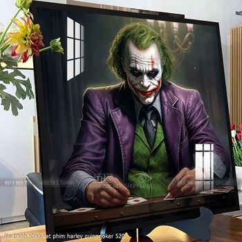 file tranh nhan vat phim harley quinn joker 520