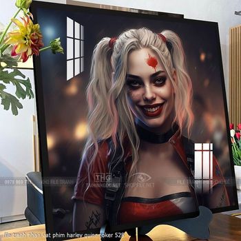 file tranh nhan vat phim harley quinn joker 528