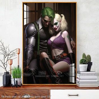 file tranh nhan vat phim harley quinn joker 537