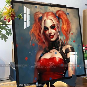 file tranh nhan vat phim harley quinn joker 550