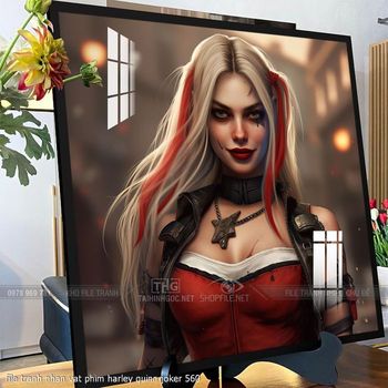 file tranh nhan vat phim harley quinn joker 560