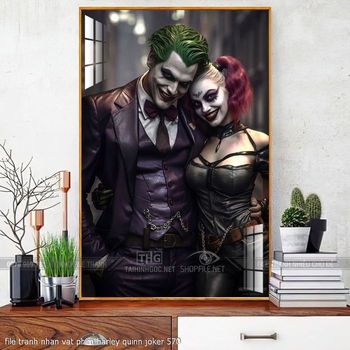 file tranh nhan vat phim harley quinn joker 570