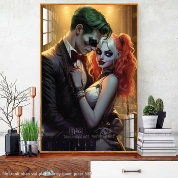 file tranh nhan vat phim harley quinn joker 580