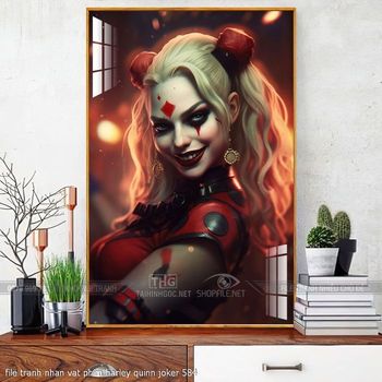 file tranh nhan vat phim harley quinn joker 584