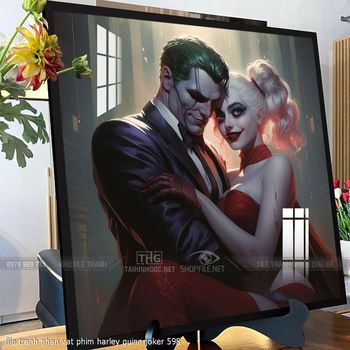 file tranh nhan vat phim harley quinn joker 598