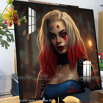 file tranh nhan vat phim harley quinn joker 602