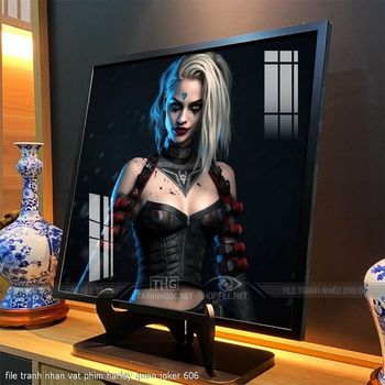 file tranh nhan vat phim harley quinn joker 606