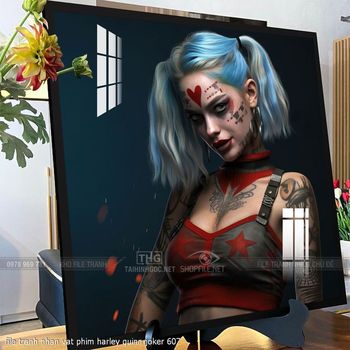 file tranh nhan vat phim harley quinn joker 607