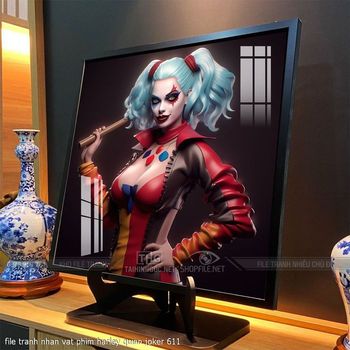 file tranh nhan vat phim harley quinn joker 611